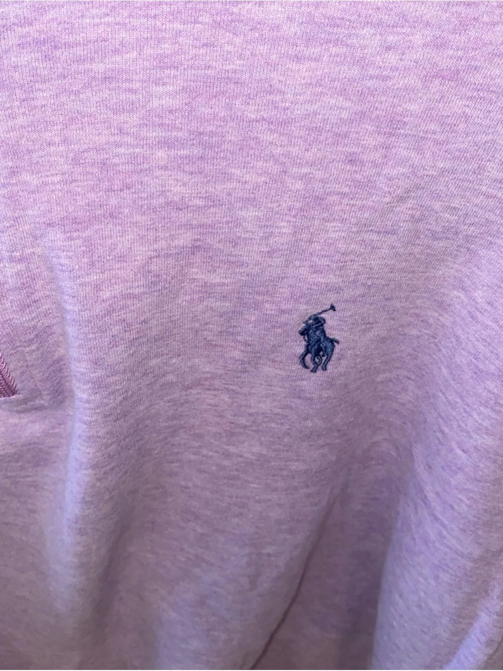 Polo by Ralph Lauren Heather Gray & Lavender Crewneck
